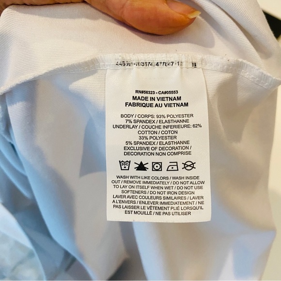 Nike Sportswear Women's Indio Dress White Sz M - Picture 9 of 11